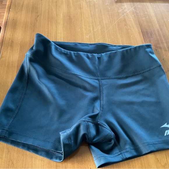 Mizuno Pants - Mizuno Black Bike Shorts with Compression Fit